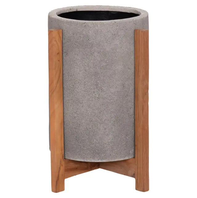 ΓΛΑΣΤΡΑ ΕΣΩΤ.ΧΩΡΟΥ FB94682.03S FIBER CEMENT ΓΚΡΙ-TEAK ΒΑΣΗ Φ33x42Υεκ 3
