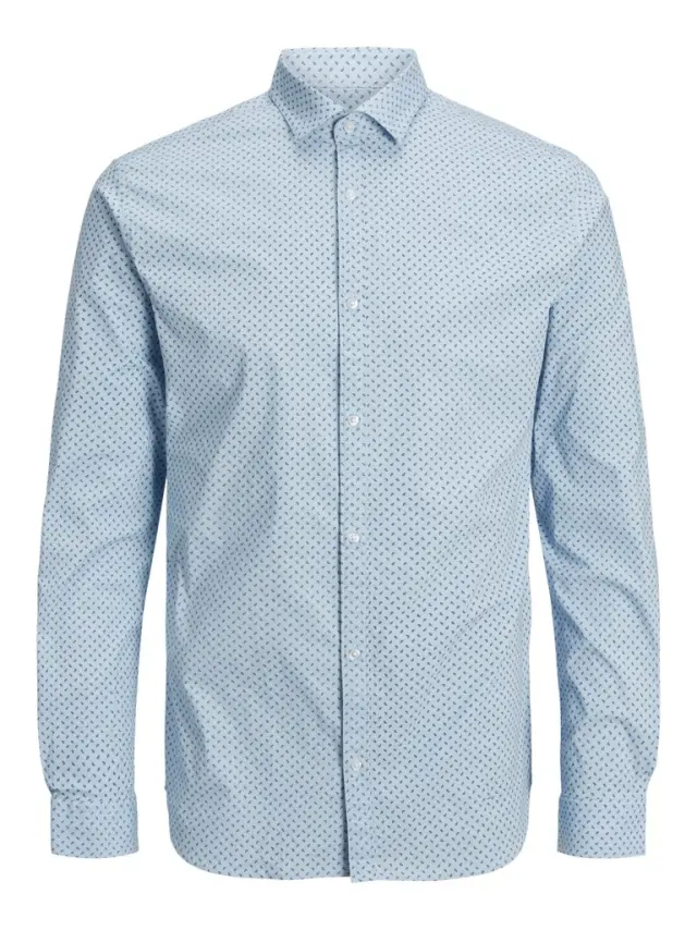 JPRBLABLACKPOOL STRETCH SHIRT LS AW22 SN cashmere blue