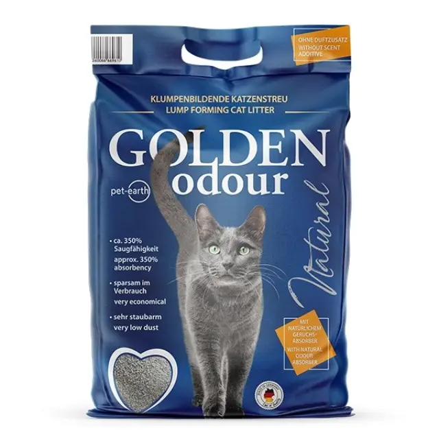 GOLDEN Odour Natural - bentonite litter - 7kg