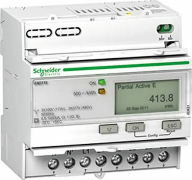 iEM3000 energy meter - 63 A