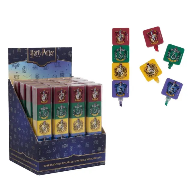 Σετ 4 τμχ υπογραμιστές fluor markers stackables harry potter 2700002496