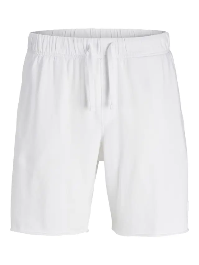 JPSTBILL JJKIDD WASH SWEAT SHORTS bright white