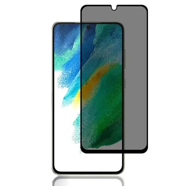 Full Cover Privacy Tempered Glass για Galaxy S21 FE-Black OEM