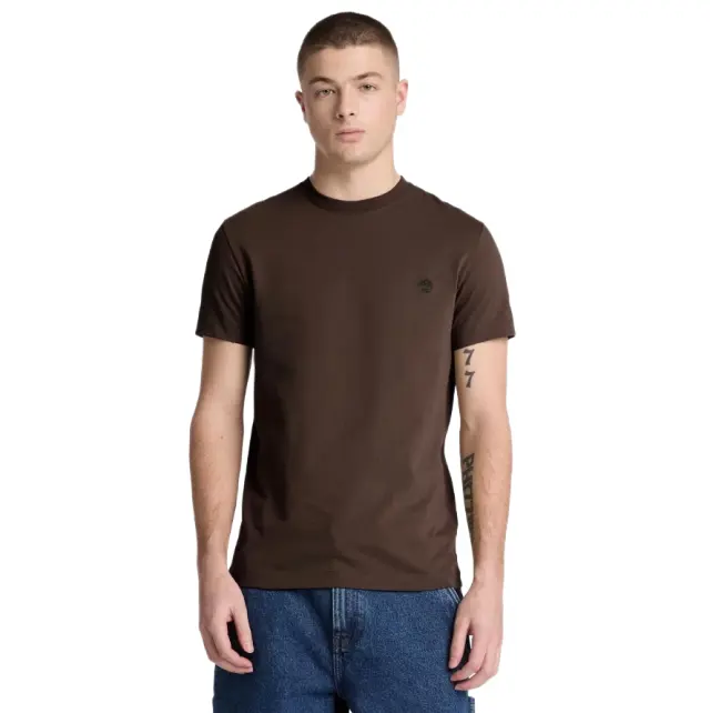 Timberland ανδρικό t-shirt κεντημένο λογότυπο 0YHBUC35-1