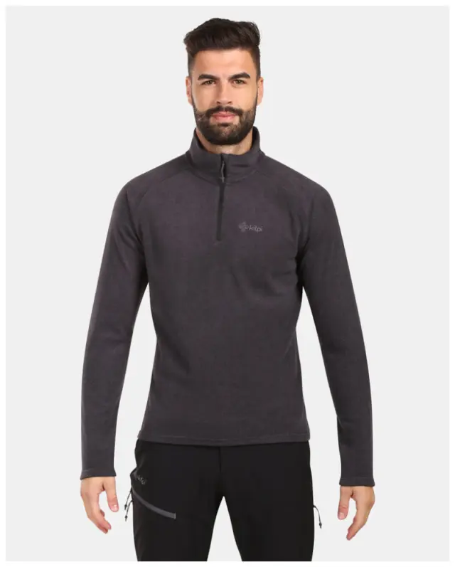 Kilpi Almeri-M Ανδρική Fleece Μπλούζα Black - ZM0209KI-BLK - XL