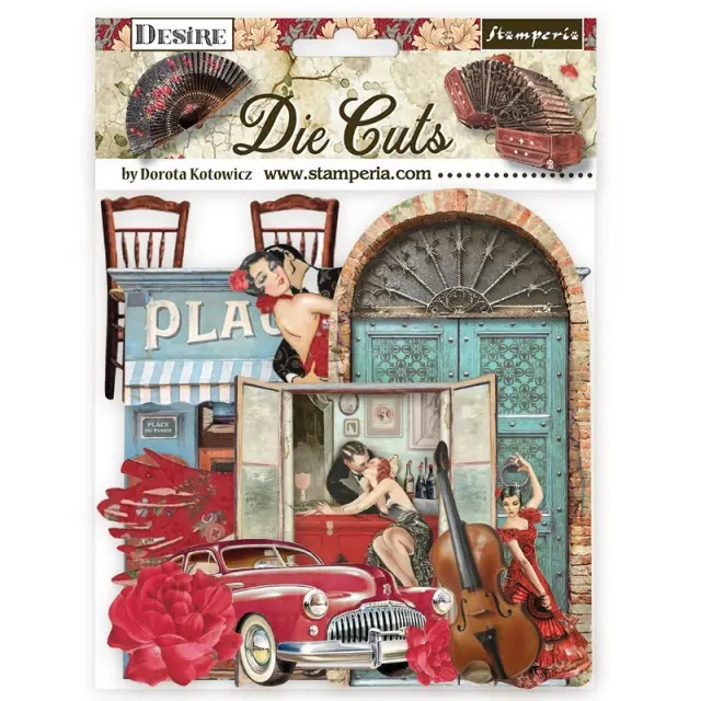 Die Cuts Stamperia, Desire