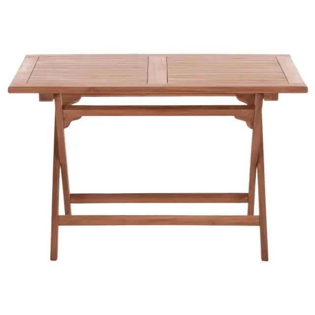 ΤΡΑΠΕΖΙ ΠΤΥΣΣΟΜΕΝΟ ΟΡΘΟΓΩΝΙΟ FB918117 ΞΥΛΟ TEAK--ΦΥΣΙΚΟ 120x70x76Υεκ. 3