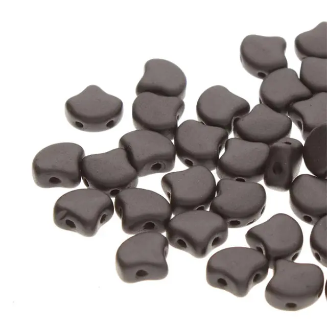 Χάντρα Matubo Ginko 7.5mm - Matte Metallic Black ~10gr