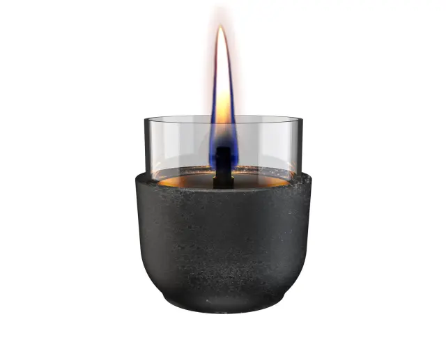Επιτραπέζια Εστία Φωτιάς Violet 8 Lava Tenderflame με διάρκεια καύσης 3 - 4 ώρες, χωρητικότητα δεξαμενής 150ml και διαστάσεις 8.3x8cm - Black TF-0440013 3