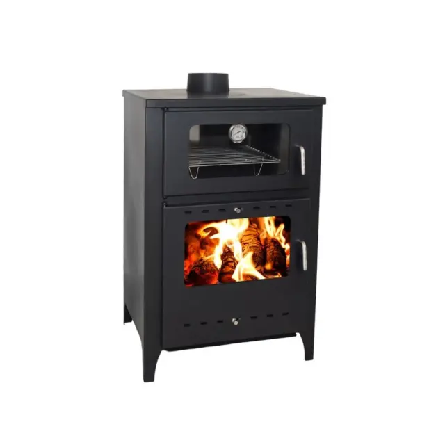 Starstoves ST219 Σόμπα Ξύλου από Ατσάλι με Φούρνο 15.4kW Μαύρη