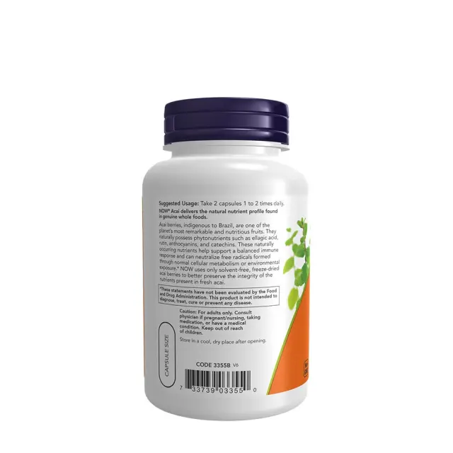 Now Foods Acai 500 mg 3