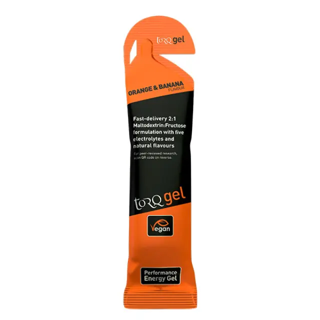 TORQ Fast Acting Gel (diabetes gel) Orange + Banana 23.5gr Orange & Banana