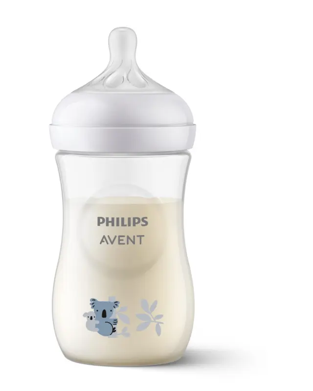 Philips Πλαστικό Μπιμπερό Natural Response Κατά των Κολικών με Θηλή Σιλικόνης 260ml για 1+ μηνών SCY903/66