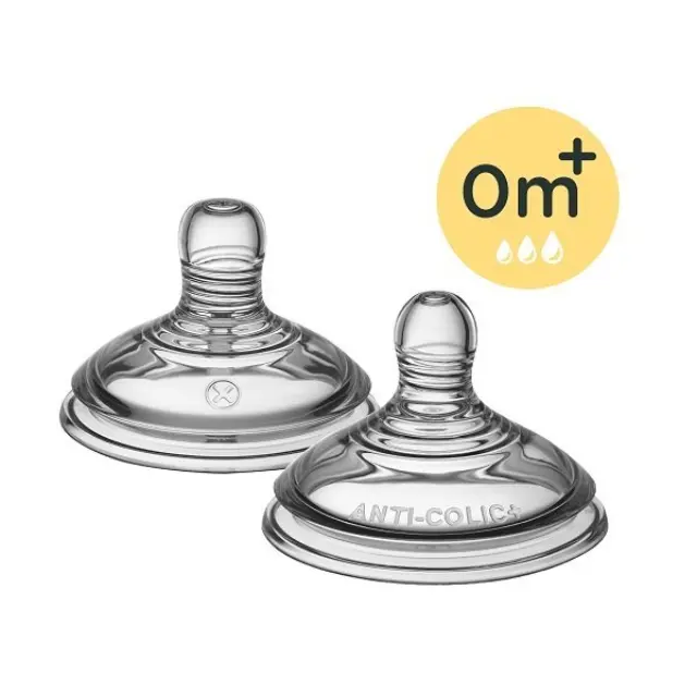 Tommee Tippee Advanced Anti-Colic Θηλές Μεταβλητής Ροής (0+ μηνών) 2pcs 2