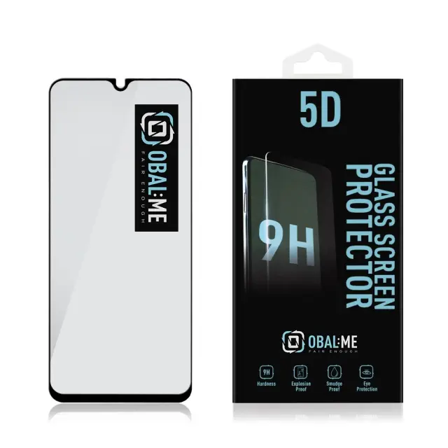 OBAL:ME 5D Glass Screen Protector for Xiaomi Redmi 10C Black 2