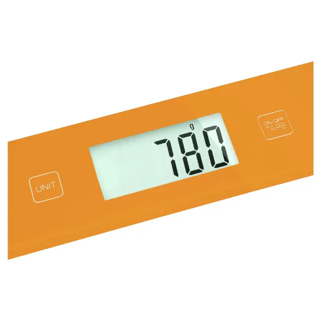Ζυγαριά Κουζίνας 5kg UltraSlim Glass Sencor SKS 5033OR Πορτοκαλί 2