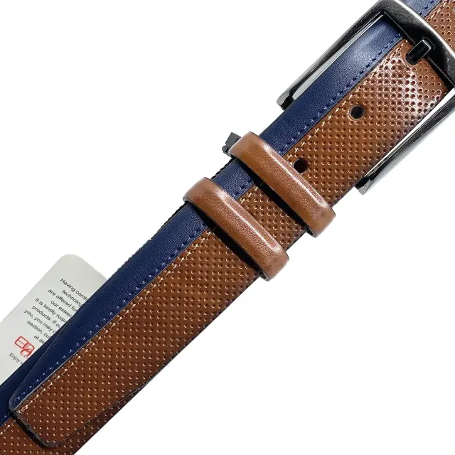 Ταμπά με Μπλε Ζώνη P.U. Leather 3,5 cm - 105cm 3