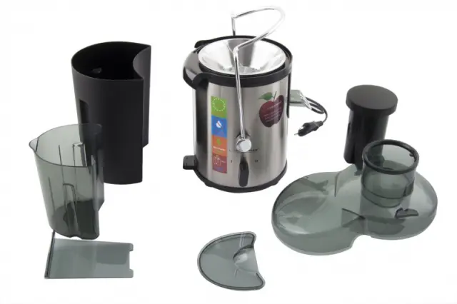 Esperanza EKJ002 juice maker Black - Stainless steel 500 W