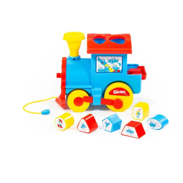 Κλικ για Μεγέθυνση Τρενάκι Ταξινόμησης The Smurfs Loco Polesie 4810344064363 2