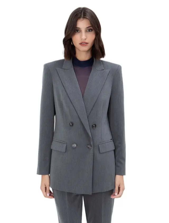 Toi amp; Moi γυναικείο σακάκι blazer σταυρωτό 40-0896-226-1