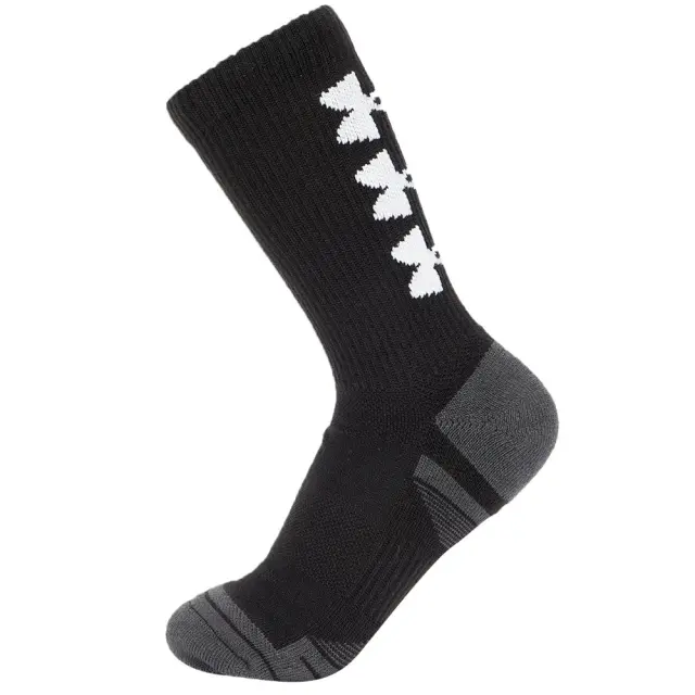 Under Armour Unisex Performance Tech Nov 3 Pack Crew Socks Μαύρο - Άσπρο 1379515-002 (Under Armour) - Medium 2
