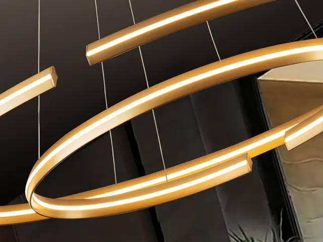 Elipse 652043B Κρεμαστό Φωτιστικό LED Gold Bluetooth Dimmable Χρυσό 3