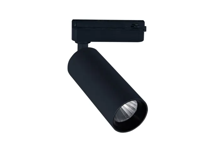LED ΣΠΟΤ ΡΑΓΑΣ 2 ΓΡΑΜΜΩΝ 10W 230V 4000K 36° ΜΑΥΡΟ