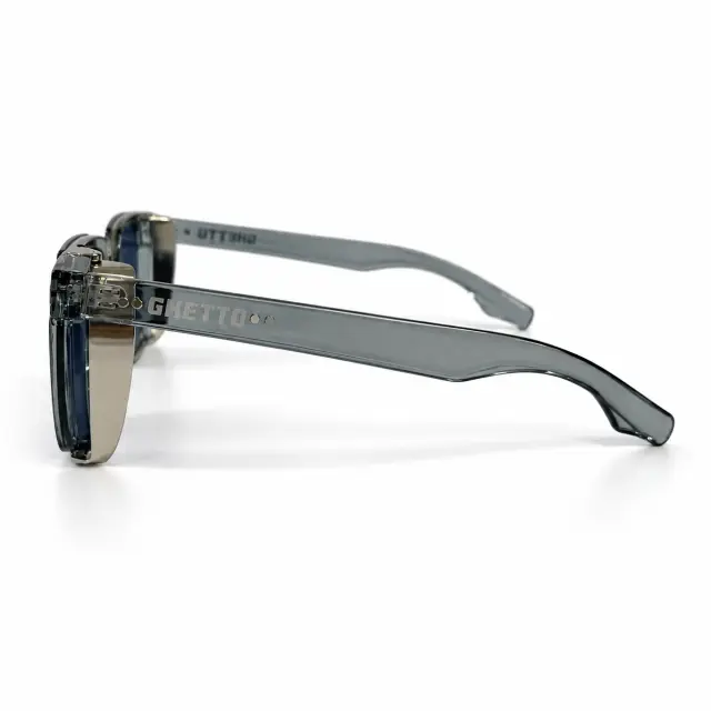 Ghetto Sunglasses – Smoky Transparent / Dark Blue - Unisex 3