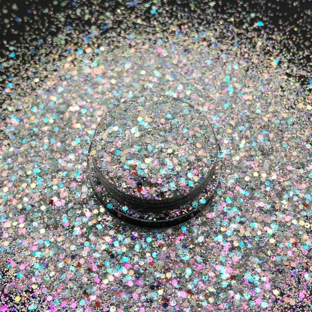 Chunky glitter λεπτό 20gr, Baby mix