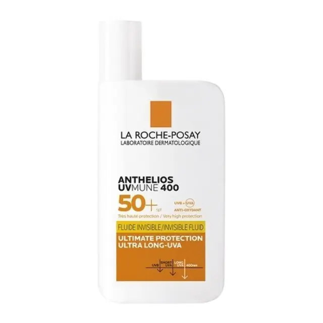 La Roche Posay Anthelios UVmune 400 Invisible Fluid With Perfume SPF50+ Αντηλιακό Προσώπου για Πολύ Υψηλή Προστασία με Άρωμα, 50ml
