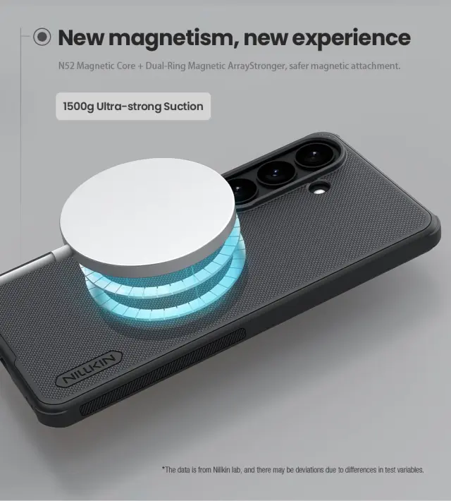 Nillkin Super Frosted PRO Magnetic Back Cover for Samsung Galaxy S26 Black 3