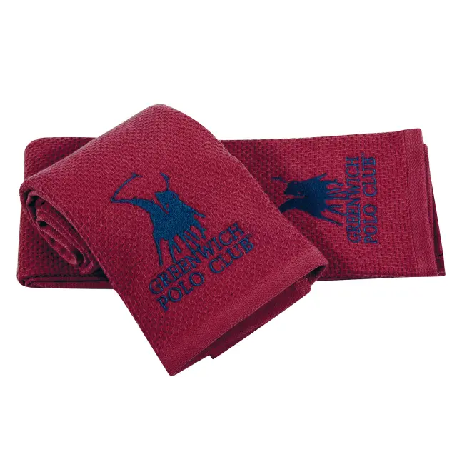 Πετσέτες Κουζίνας Σετ 2 Τεμ 40Χ60 Essential Greenwich Polo Club 2802 Κόκκινο 100% βαμβακερό 2