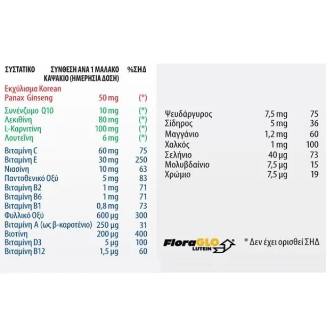 Leriva Immuvit Multivitamin Prime 50+ Πολυβιταμινούχο Συμπλήρωμα Διατροφής για Άτομα άνω των 50 Ετών, 30caps 2