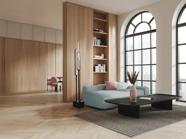 Colette XXL787857 Φωτιστικό Δαπέδου LED 3L Ροζ Χρυσό & Μαύρο 2