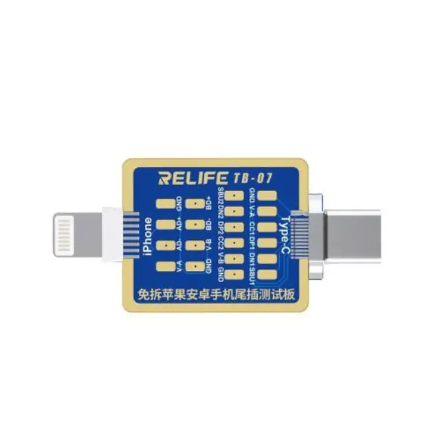 Πλακετάκι Δοκιμής Φόρτισης με USB C και Lightning Relife N64407