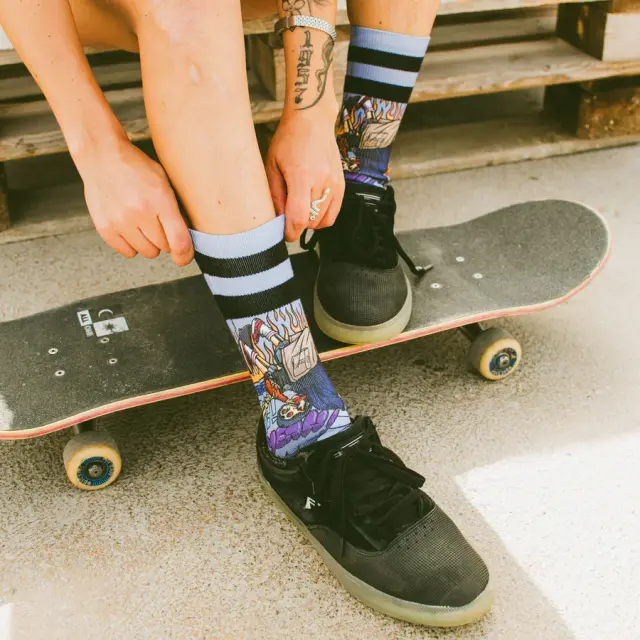 AMERICAN SOCKS Signature Mid High Thrash Pals - 37-41 (S/M) 3