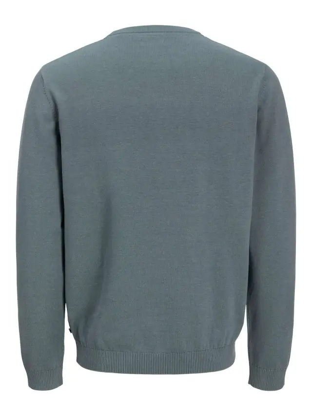 JJEBASIC KNIT CREW NECK NOOS Stormy Weather 3