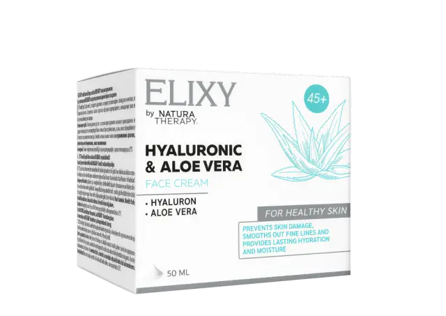 ELIXY Hyaluronic & Aloe Vera Face Cream 45+ Natura Therapy