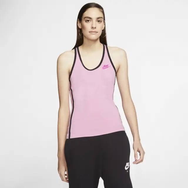 Nike Sportswear Heritage Heritage Γυναικεία Μπλούζα Αμάνικη CJ2464-629 Ροζ - S