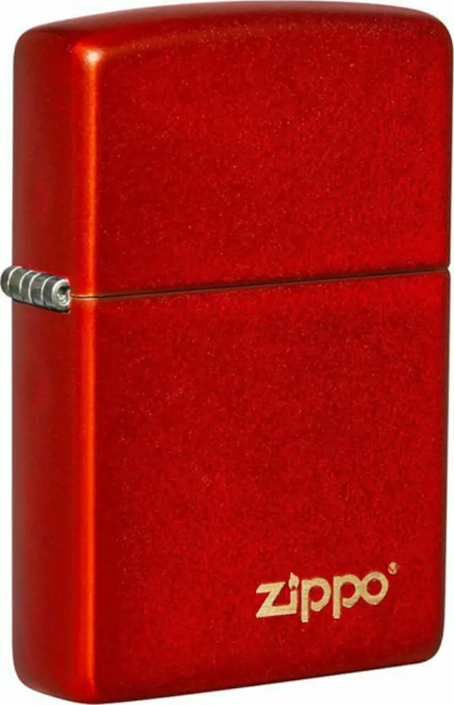 ZIPPO Αναπτήρας - 49475ZL Metallic Red Matte με Λογότυπο Zippo