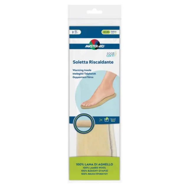 Master Aid Soletta Riscaldante Θερμαντικοί Πάτοι Size 22-46 2 τεμάχια