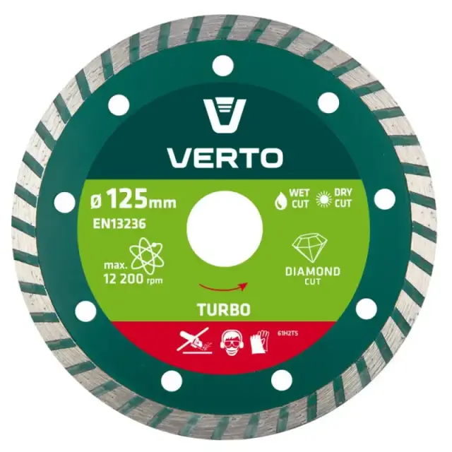 Δισκοπρίονο Διαμαντιού Turbo 125 x 22,2 mm