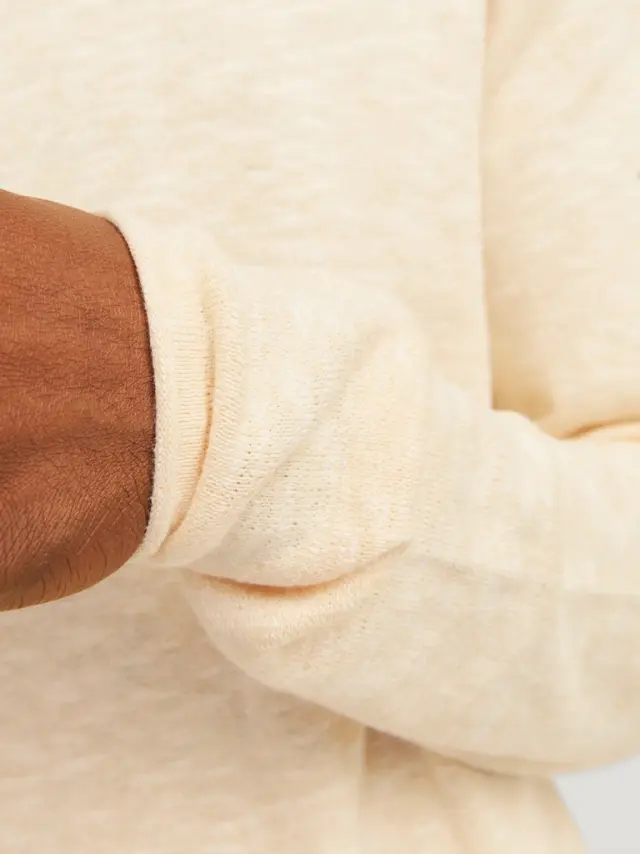 JJELINEN KNIT CREW NECK SN apricot ice 3
