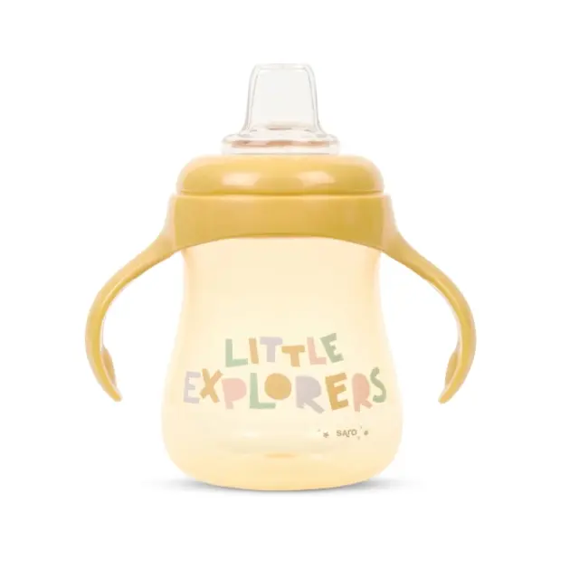 Ποτηράκι Εκπαιδευτικό Little Explorers Ώχρα 250ml.6+Μ