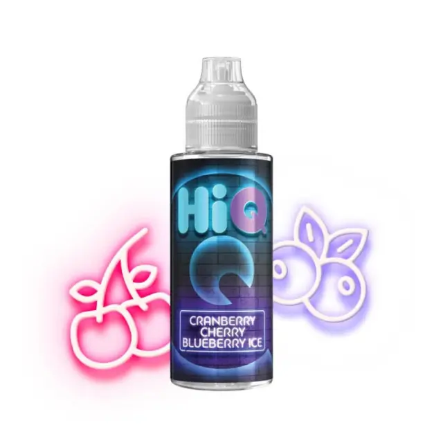 HiQ Cranberry Cherry Blueberry Ice Flavour Shot 20ml/120ml