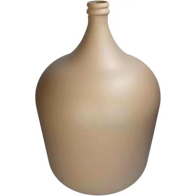 Βάζο Μπεζ Ανακυκλωμένο Γυαλί 40x40x56cm