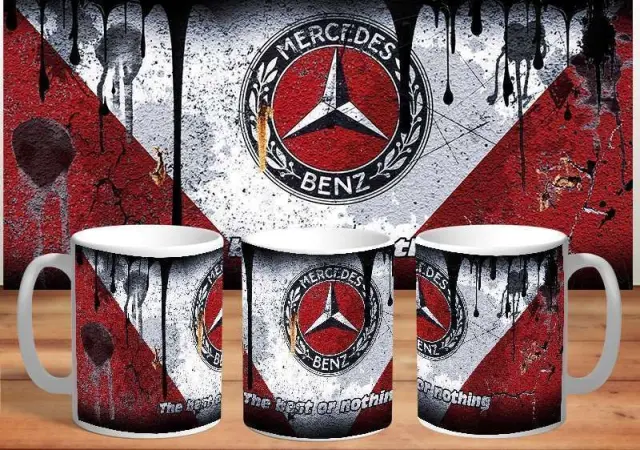 κούπα mercedes 2 κεραμική 330ml λευκη με συσκευασία δώρου " με δυνατότητα προσθήκης ονόματος η ευχές (fx)