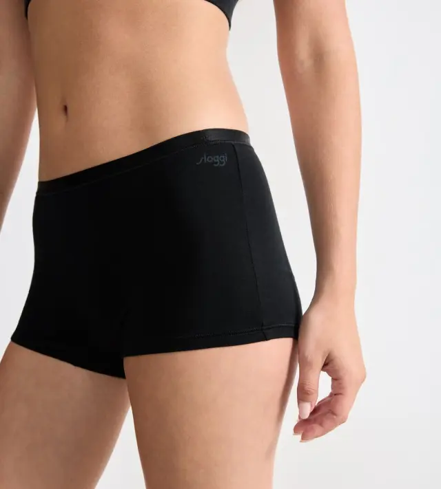 Sloggi Σλιπ Μποξεράκια Go Daily Cotton Short 3-Pack Μαύρο - S 3
