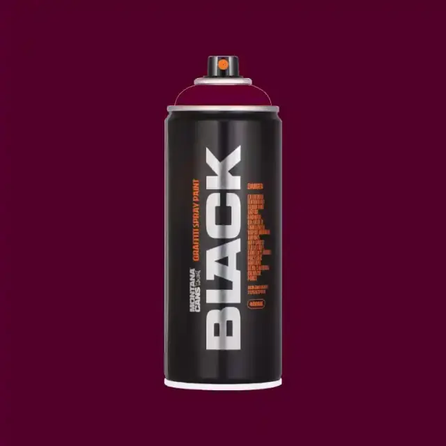 Montana Black Spray Paint 400ml BLK-3080 Winegum