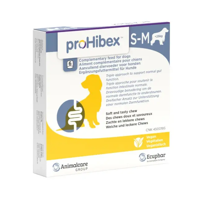 Prohibex Small/Medium για την Μικρή Διάρροια & Επεισόδια Δυσβίωσης Σκύλων 6tabs